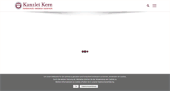 Desktop Screenshot of kanzlei-kern.org